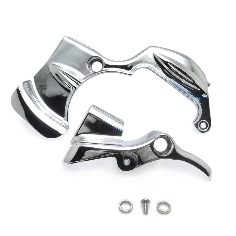 HongK- Chrome Transmission Shroud Cover For H-D Street Glide FLHX FLHXS CVO 09-16 [P/N: MT441-002-CD]